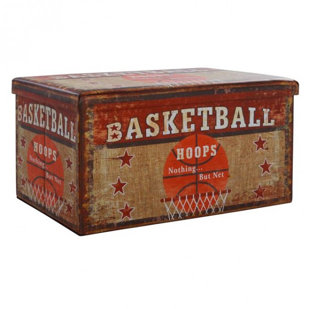 ΣΚΑΜΠΩ ΑΠΟ PU ΜΕ ΑΠΟΘΗΚΕΥΤΙΚΟ ΧΩΡΟ BASKETBALL 80X40X40εκ FB98130 0