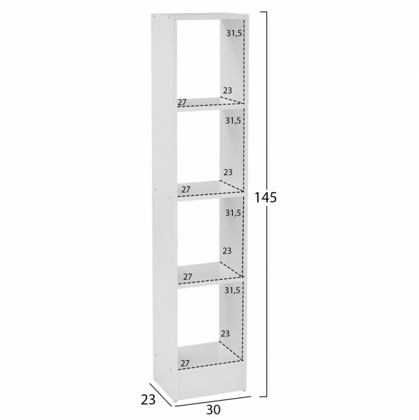 ΣΥΝΘΕΣΗ ΤΗΛΕΟΡΑΣΗΣ FB92256 ΛΕΥΚΟ 181x29,5x145 εκ. 5