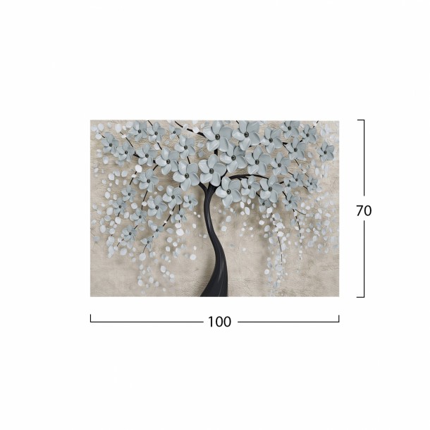 ΠΙΝΑΚΑΣ ΚΑΜΒΑΣ BLOSSOM TREE FB97197.04 100X3X70 εκ. 1