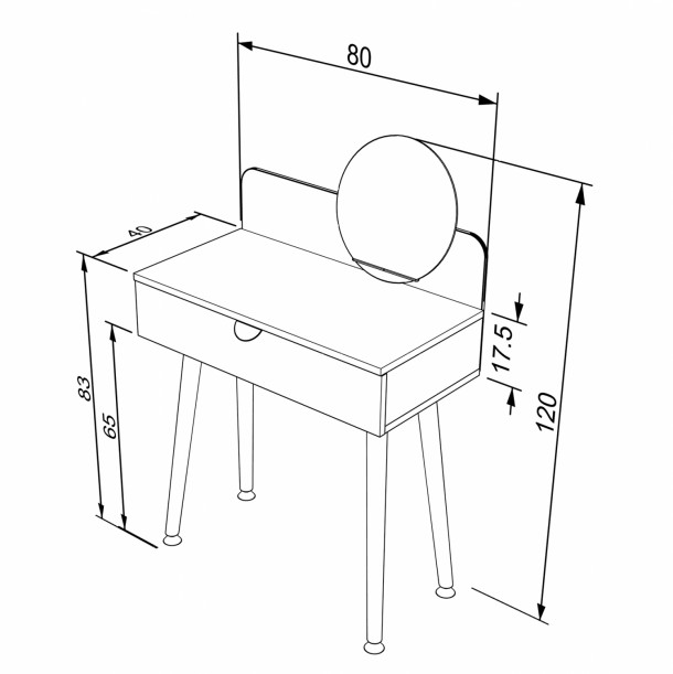 ΤΟΥΑΛΕΤΑ ΜΕ ΚΑΘΡΕΠΤΗ FB99176 ΛΕΥΚΟ SONAMA 80x40x120Y εκ. 1