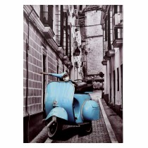 ΠΙΝΑΚΑΣ ΚΑΜΒΑΣ 50X70X2.5εκ. BLUE MOTOCYCLE FB97067